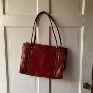 💎 Sag Harbor Red Over The Shoulder Bag